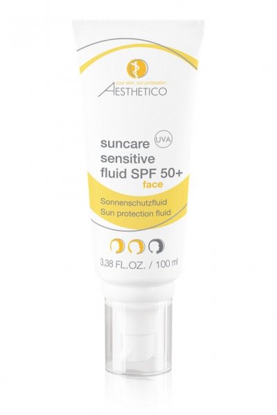 Suncare Sensitive Fluid SPF 50+, 100 ml Produkt